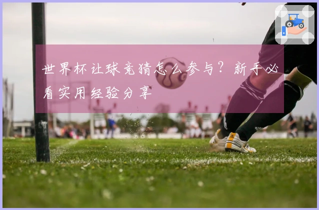 世界杯让球竞猜怎么参与？新手必看实用经验分享
