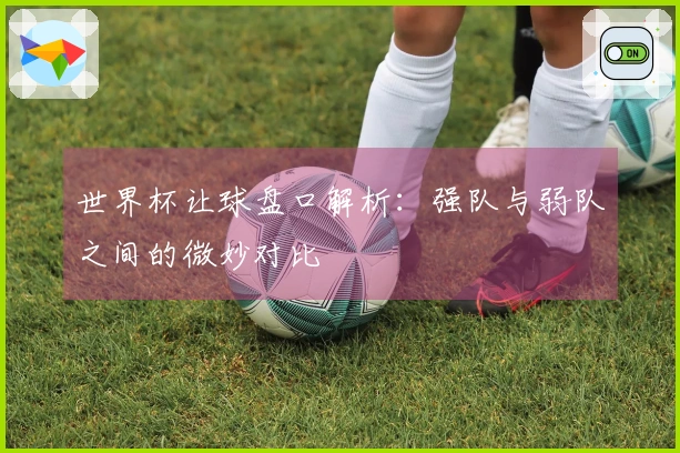 世界杯让球盘口解析：强队与弱队之间的微妙对比